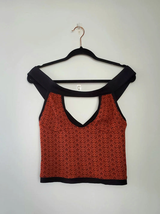 CM Orange Sweater Jersey Tank (M/L up to C cup) - 1of1