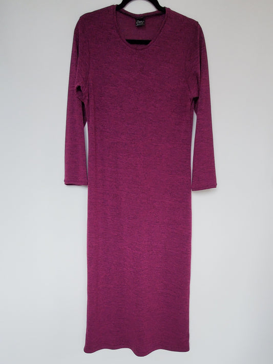 CM Long Sleeve Long Dress - Fuchsia - 1of1
