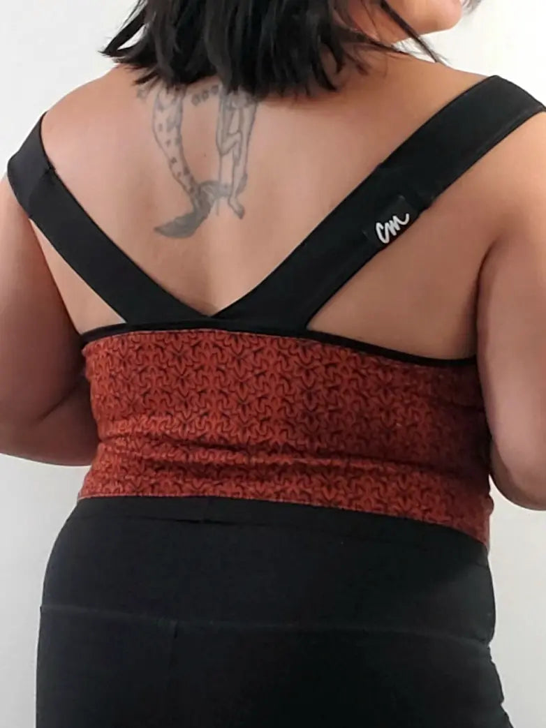 CM Orange Sweater Jersey Tank (M/L up to C cup) - 1of1