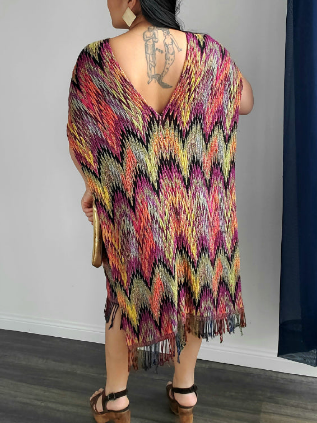 CM Colourful Scarf Dress - 1of1