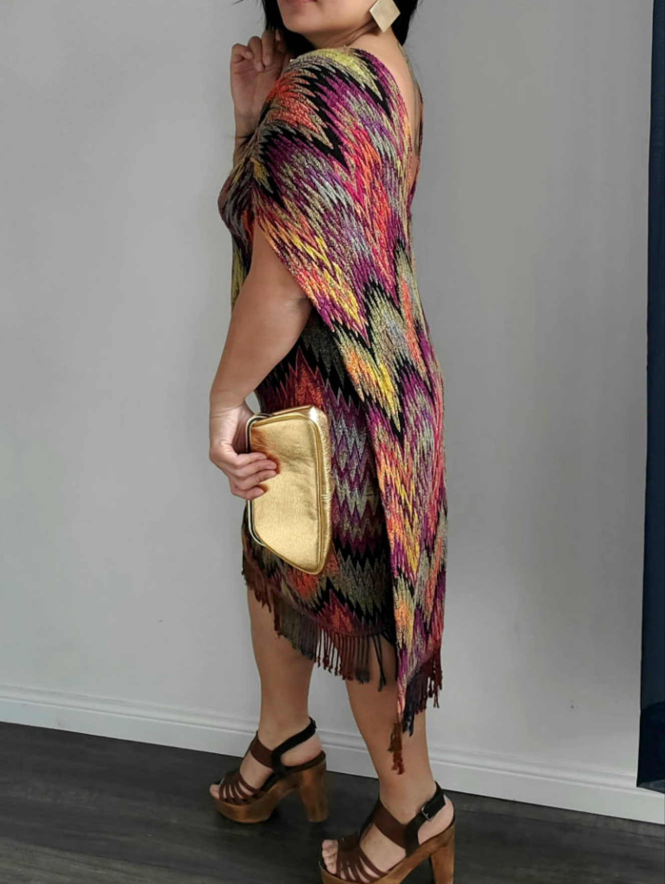 CM Colourful Scarf Dress - 1of1
