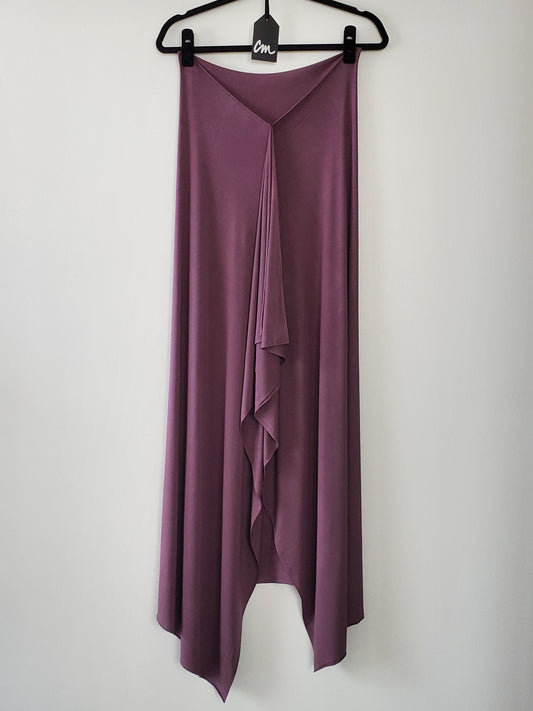 CM Lilac Draped Strapless Dress/Skirt (L/XL) - 1of1