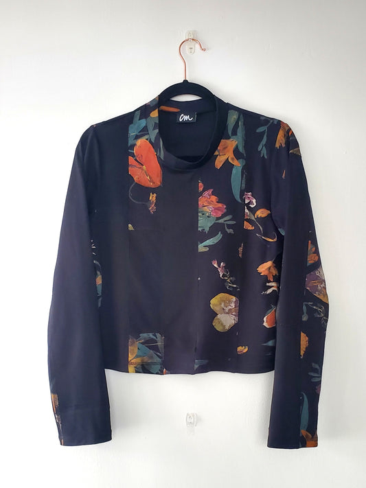 CM Floral Patchwork Long Sleeve Tee (L/XL) - 1of1